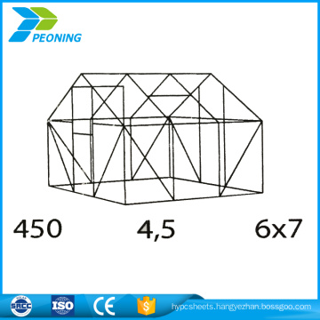 450 greenhouse hollow type polycarbonate sheet with aluminum frame